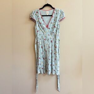 Gap x Doen Babydoll Floral Cottagecore Boho Prairie Short Sleeve Mini Dress